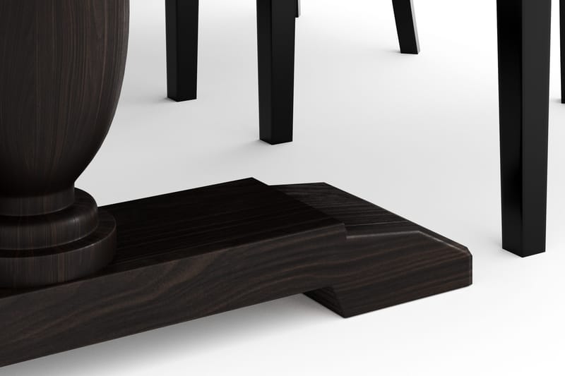 Dijon Matgrupp 200 cm med 6 Viktoria Matstolar - Brun - Möbler - Bord & matgrupper - Matgrupper