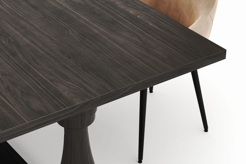 Dijon Matgrupp 200x100cm med 4 Alsarp Matstolar - Brun - Möbler - Bord & matgrupper - Matgrupper