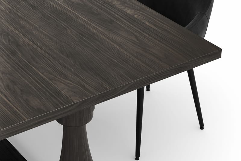 Dijon Matgrupp 200x100cm med 4 Alsarp Matstolar - Brun - Möbler - Bord & matgrupper - Matgrupper