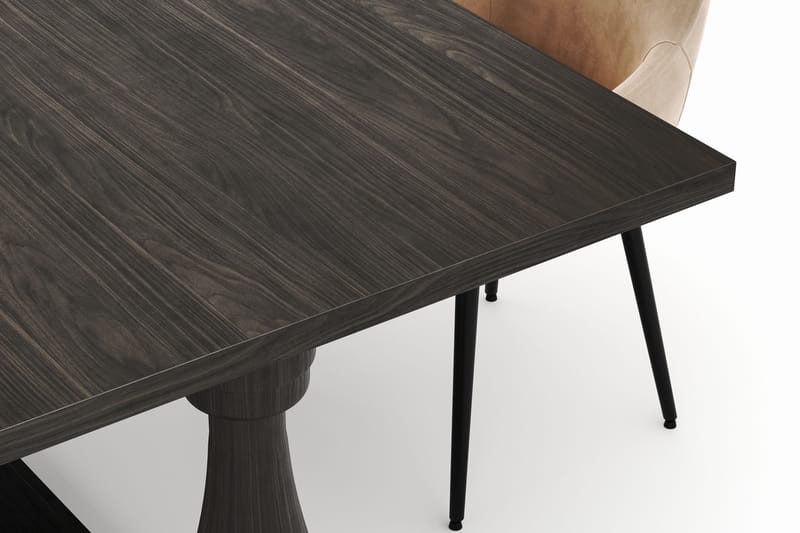 Dijon Matgrupp 200x100cm med 4 Alsarp Matstolar - Brun - Möbler - Bord & matgrupper - Matgrupper