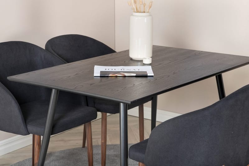 Dipp Matbord 120 cm med 4 Arch Matstol - Möbler - Bord & matgrupper - Matgrupper