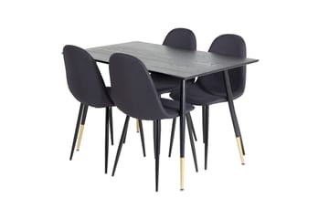 Dipp Matbord 120 cm med 4 Polar Matstol - Möbler - Bord & matgrupper - Matgrupper
