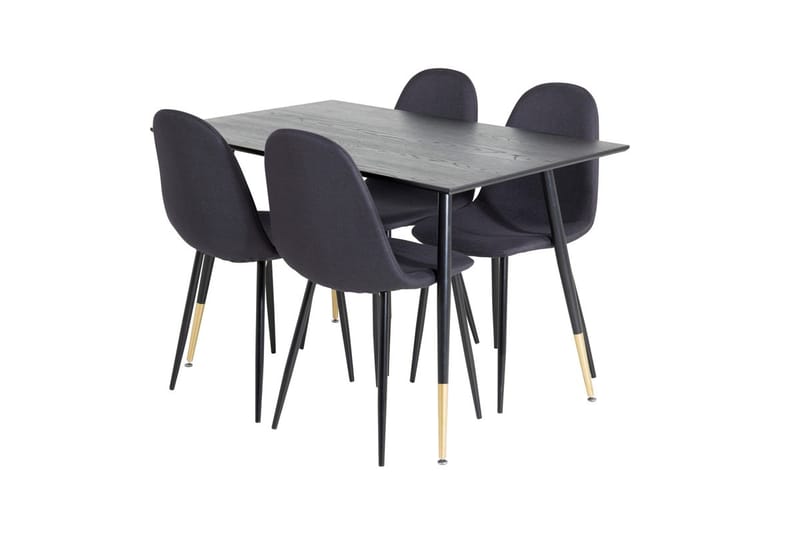 Dipp Matbord 120 cm med 4 Polar Matstol - Möbler - Bord & matgrupper - Matgrupper