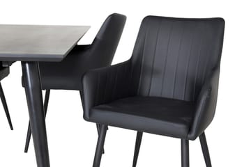 Dipp Matbord 180 cm med 4 Comfort Karmstol - Möbler - Bord & matgrupper - Matgrupper