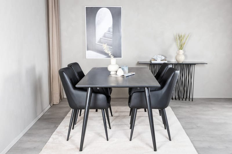 Dipp Matbord 180 cm med 4 Comfort Karmstol - Möbler - Bord & matgrupper - Matgrupper