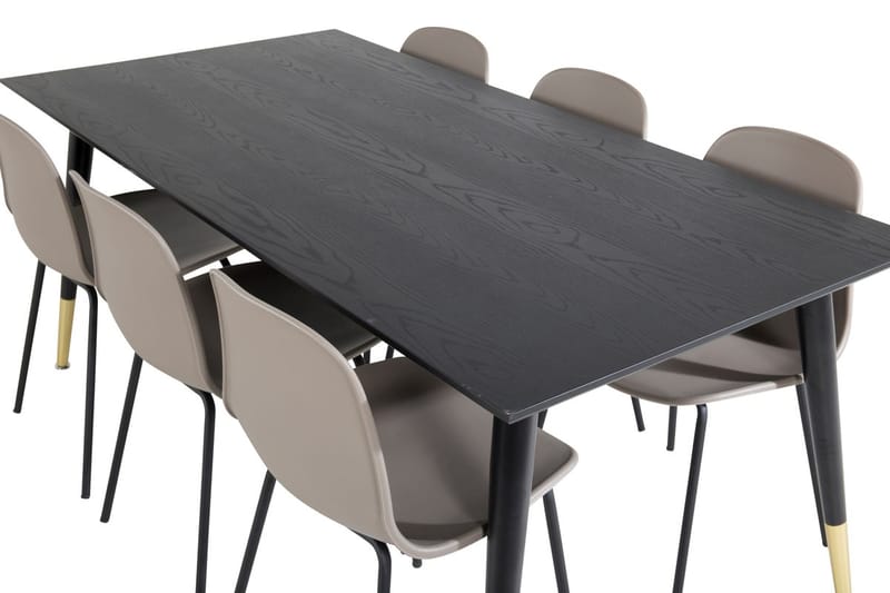 Dipp Matbord 180 cm med 6 Arctic Matstol - Möbler - Bord & matgrupper - Matgrupper