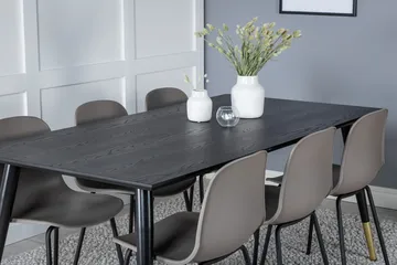 Dipp Matbord 180 cm med 6 Arctic Matstol - Möbler - Bord & matgrupper - Matgrupper