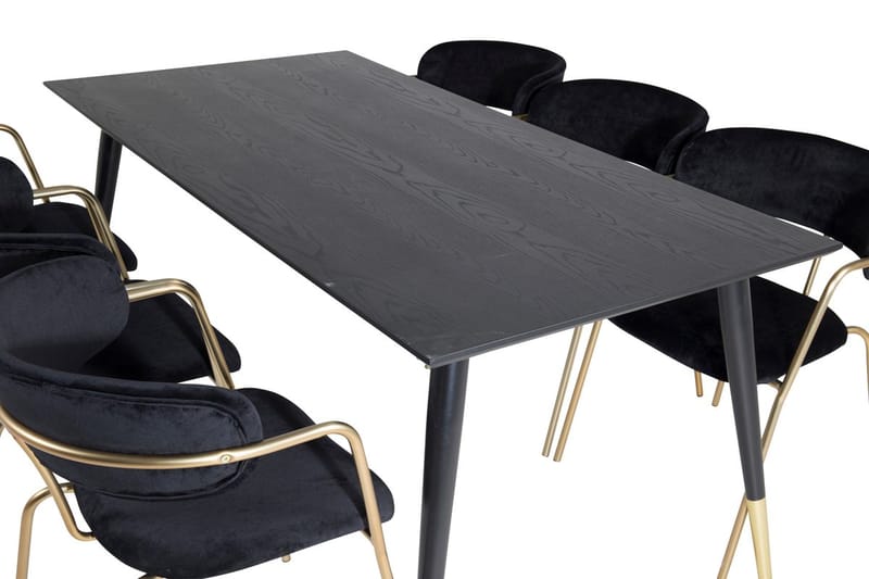Dipp Matbord 180 cm med 6 Arrow Fåtölj - Möbler - Bord & matgrupper - Matgrupper