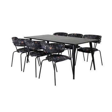 Dipp Matbord 180 cm med 6 Arrow Fåtölj - Möbler - Bord & matgrupper - Matgrupper
