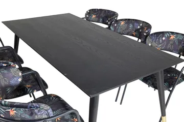 Dipp Matbord 180 cm med 6 Arrow Fåtölj - Möbler - Bord & matgrupper - Matgrupper