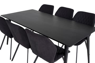 Dipp Matbord 180 cm med 6 Gemma Matstol - Möbler - Bord & matgrupper - Matgrupper