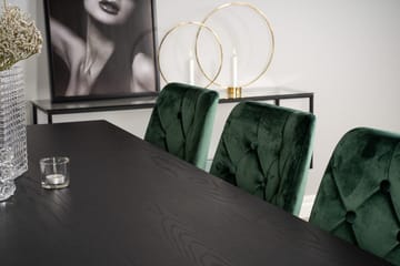 Dipp Matbord 180 cm med 6 Velvet Deluxe Sammetsstol - Möbler - Bord & matgrupper - Matgrupper
