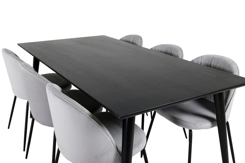Dipp Matbord 180 cm med 6 Wrinkles Matstol - Möbler - Bord & matgrupper - Matgrupper