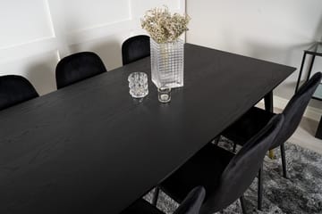 Dipp Matbord 180 cm med 6 Polar Köksstol - Möbler - Bord & matgrupper - Matgrupper