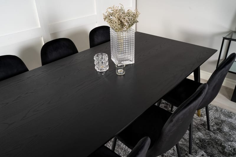 Dipp Matbord 180 cm med 6 Polar Köksstol - Möbler - Bord & matgrupper - Matgrupper