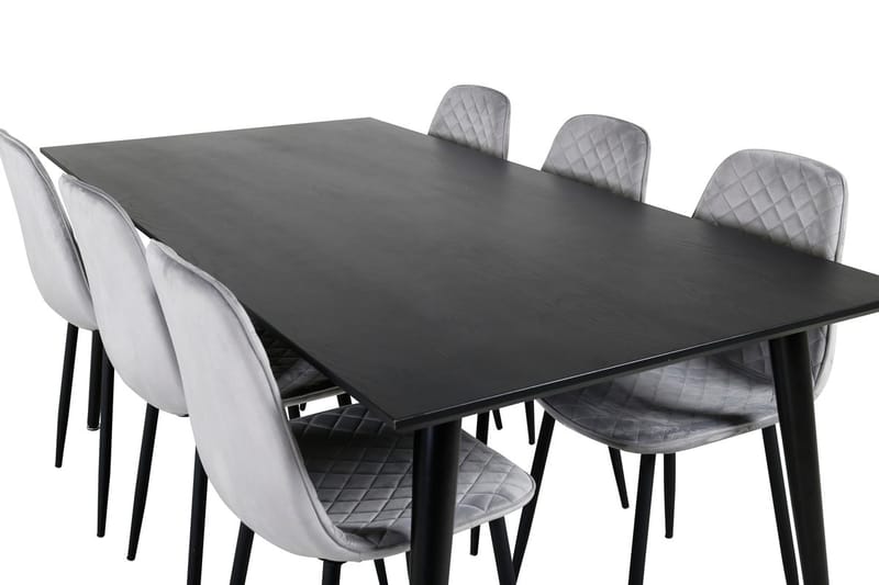 Dipp Matbord 180 cm med 6 Polar Matstol - Möbler - Bord & matgrupper - Matgrupper