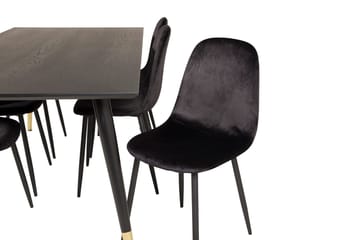 Dipp Matbord 180 cm med 6 Polar Köksstol - Möbler - Bord & matgrupper - Matgrupper
