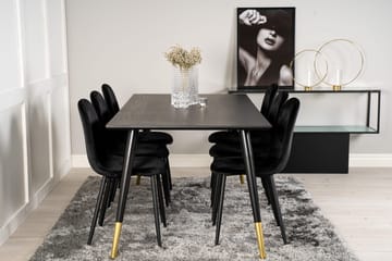 Dipp Matbord 180 cm med 6 Polar Köksstol - Möbler - Bord & matgrupper - Matgrupper