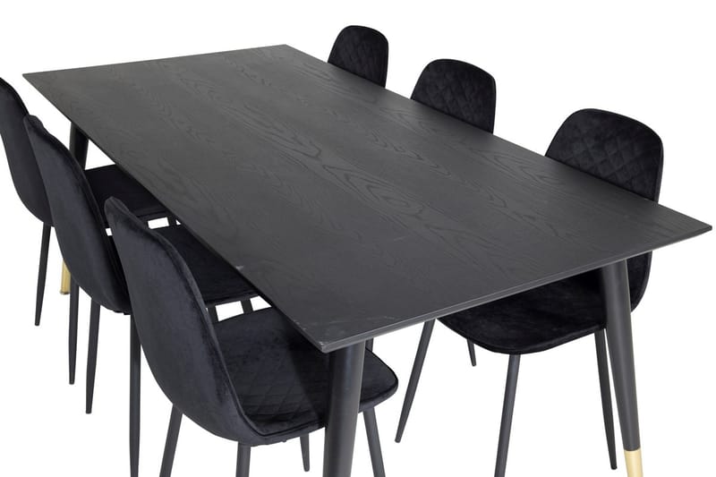 Dipp Matbord 180 cm med 6 Polar Matstol - Möbler - Bord & matgrupper - Matgrupper