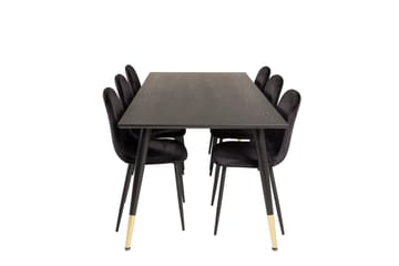 Dipp Matbord 180 cm med 6 Polar Köksstol - Möbler - Bord & matgrupper - Matgrupper