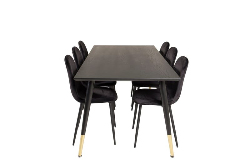Dipp Matbord 180 cm med 6 Polar Köksstol - Möbler - Bord & matgrupper - Matgrupper