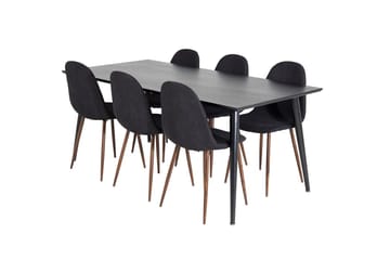 Dipp Matbord 180 cm med 6 Polar Matstol - Möbler - Bord & matgrupper - Matgrupper