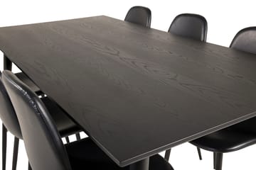 Dipp Matbord 180 cm med 6 Polar Köksstol - Möbler - Bord & matgrupper - Matgrupper
