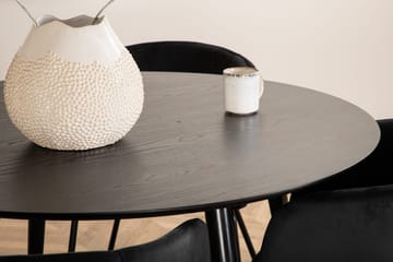 Dipp Matbord med 4 Berit Karmstol med Armstöd - Möbler - Bord & matgrupper - Matgrupper