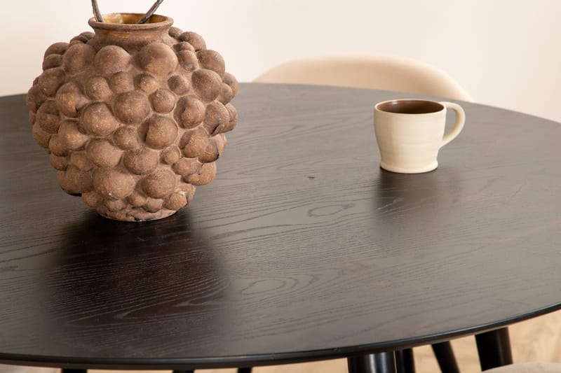 Dipp Matbord med 4 Velvet Stitches Matstol - Möbler - Bord & matgrupper - Matgrupper