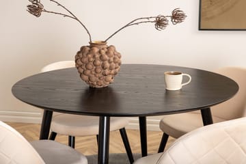 Dipp Matbord med 4 Velvet Stitches Matstol - Möbler - Bord & matgrupper - Matgrupper