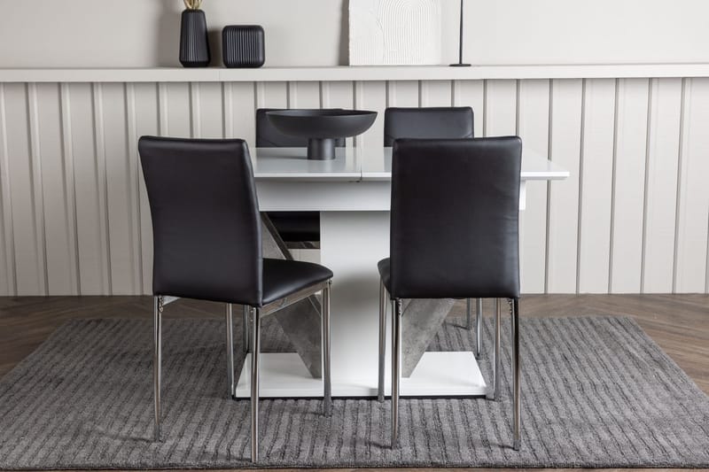 Disa Matbord 120x80 cm med 4 Lily Matstol