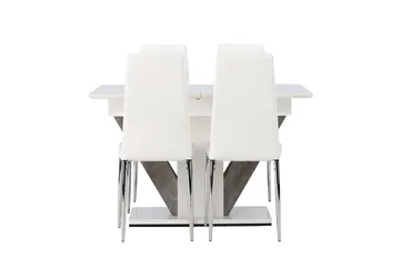 Disa Matbord 120x80 cm med 4 Pastill Matstol - Möbler - Bord & matgrupper - Matgrupper