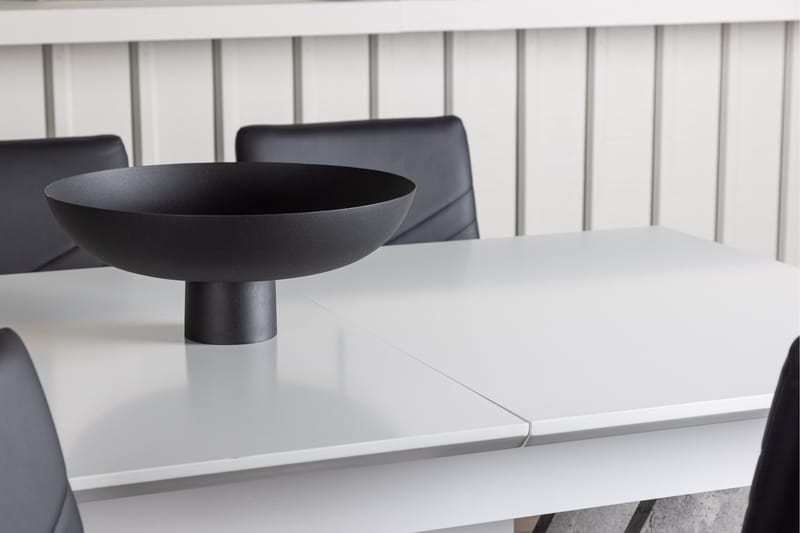 Disa Matgrupp 120 cm Rektangulär med 4 Lily stolar - Svart - Möbler - Bord & matgrupper - Matgrupper