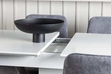 Disa Matgrupp 120 cm Rektangulär med 4 Rosie stolar - Svart - Möbler - Bord & matgrupper - Matgrupper