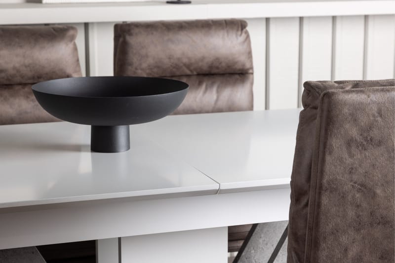 Disa Matgrupp 120 cm Rektangulär med 4 Zizo stolar - Brun - Möbler - Bord & matgrupper - Matgrupper