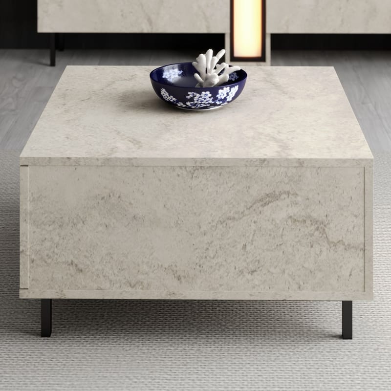 Djarhint Soffbord 75 cm - Travertin - Möbler - Bord & matgrupper - Soffbord