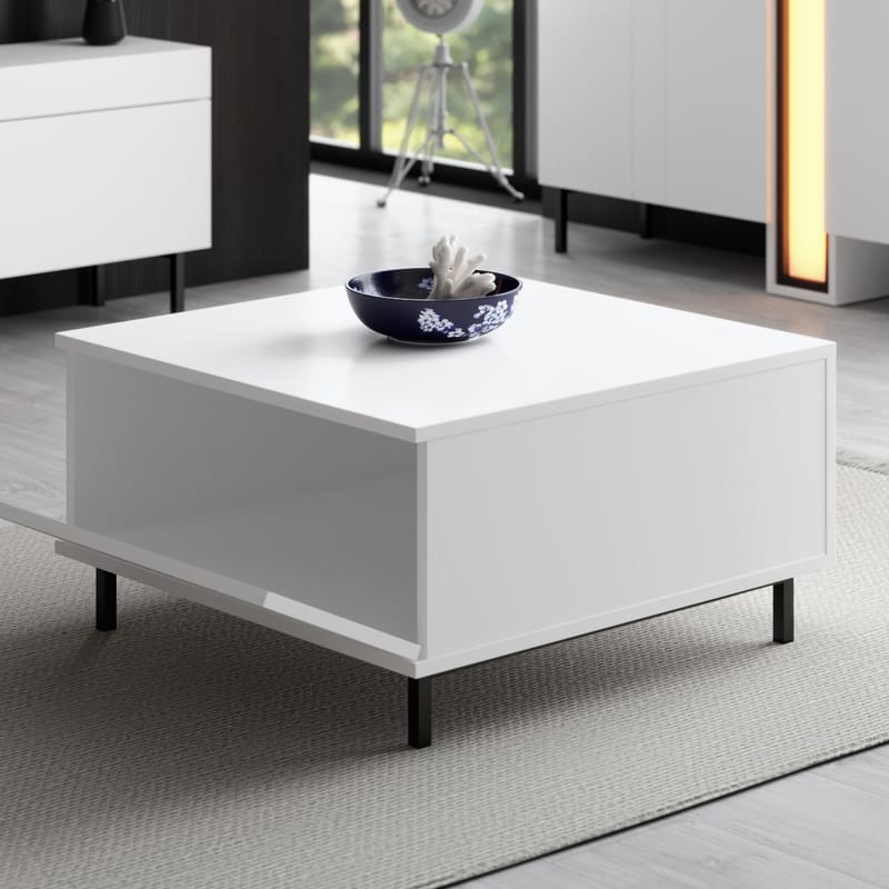 Djarhint Soffbord 75 cm - Vit - Möbler - Bord & matgrupper - Soffbord