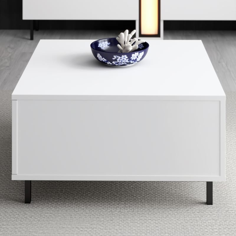 Djarhint Soffbord 75 cm - Vit - Möbler - Bord & matgrupper - Soffbord