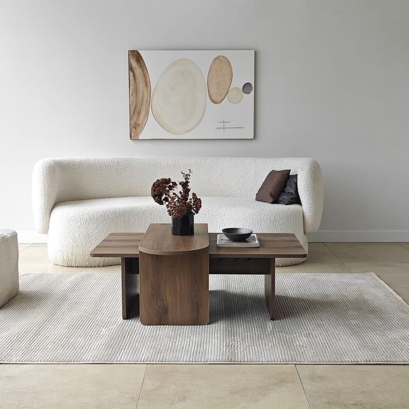 Djarhint Soffbordsset 82 cm - Brons och valnöt - Möbler - Bord & matgrupper - Soffbord