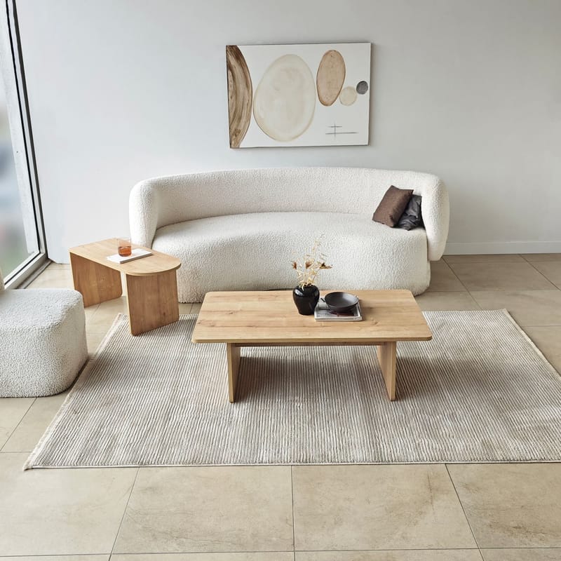 Djarhint Soffbordsset 82 cm - Bronze och Sapphire Oak - Möbler - Bord & matgrupper - Soffbord