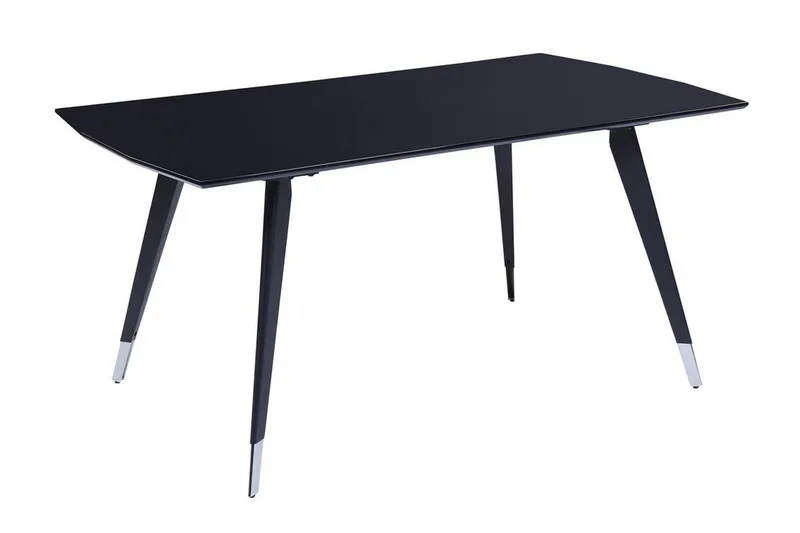 Dolbeau Matbord 90x160 cm, Svart/Silver