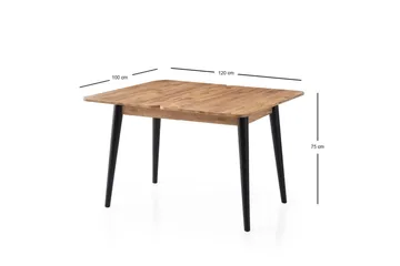 Dolcer Matbord 100 cm Rektangulär - Brun - M öbler - Bord & matgrupper - Matbord & köksbord
