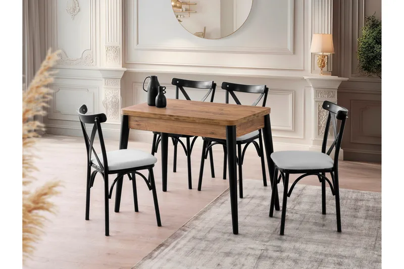 Dolcer Matbord 100 cm Rektangulär - Brun - Möbler - Bord & matgrupper - Matbord & köksbord