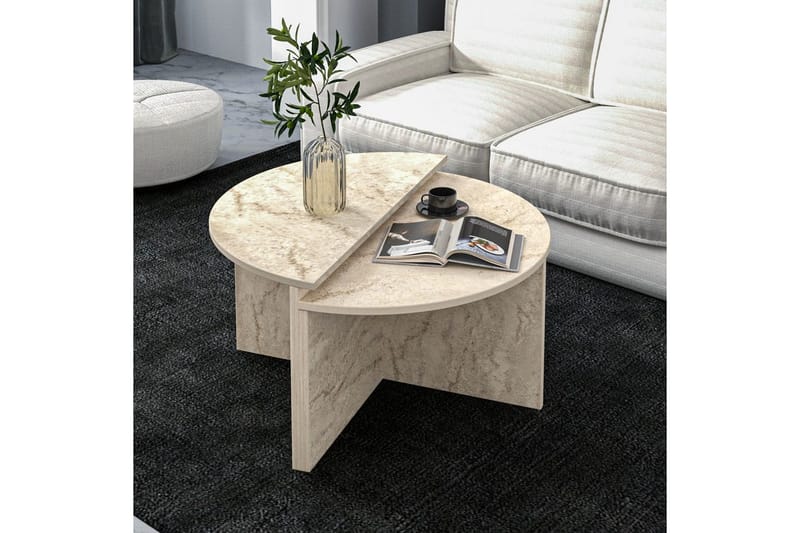 Dolcer Soffbord 70 cm - Ivory - Möbler - Bord & matgrupper - Soffbord