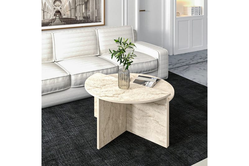 Dolcer Soffbord 70 cm - Ivory - Möbler - Bord & matgrupper - Soffbord