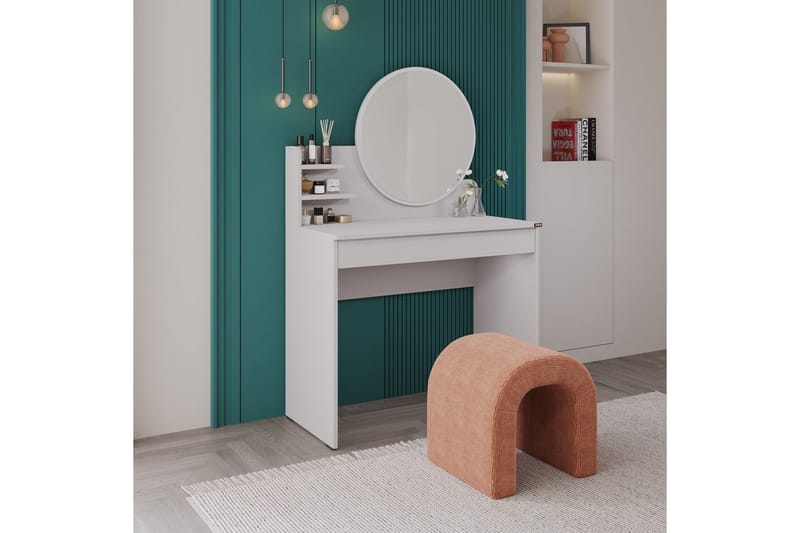 Dralen Sminkbord 90 cm - Taupe - Möbler - Bord & matgrupper - Sminkbord & toalettbord