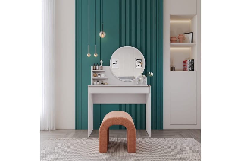 Dralen Sminkbord 90 cm - Taupe - Möbler - Bord & matgrupper - Sminkbord & toalettbord