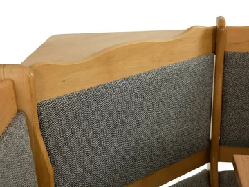 Drosbacken 7-sits Matgrupp för kök - Brun med beige klädsel (Matana 18) - Möbler - Bord & matgrupper - Matgrupper