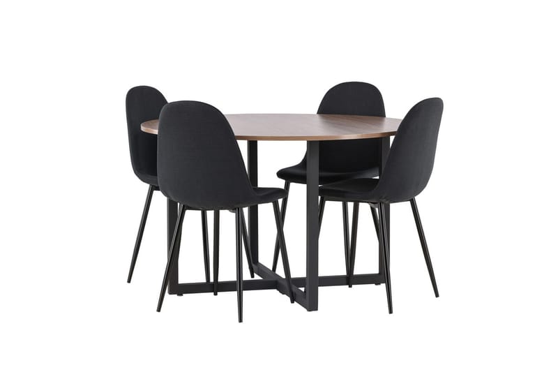 Durango Matbord 120 cm Rund med 4 Polar Matstol - Möbler - Bord & matgrupper - Matgrupper