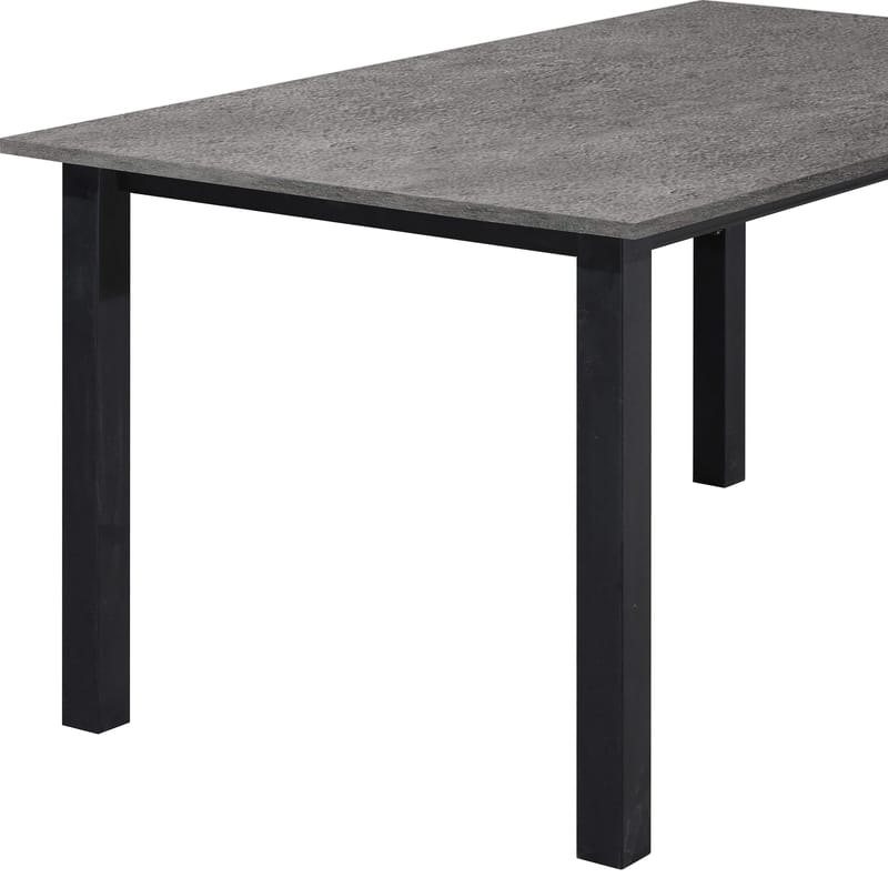 Durham Matbord 120x80 cm - Betonggrå och svart - Möbler - Bord & matgrupper - Matbord & köksbord